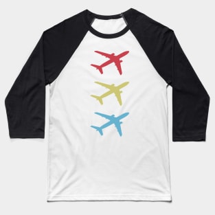 Planes Stacked Baseball T-Shirt